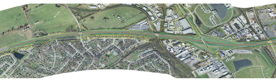 New Circle Road Widening Project Map 1 of 2